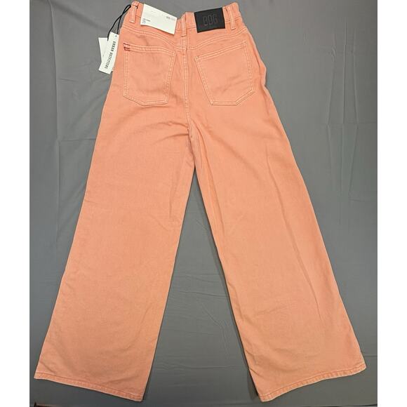 BDG Urban Outfitters Women's Low A-Wide Leg Denim Jeans Orange Size 25 - Picture 2 of 11